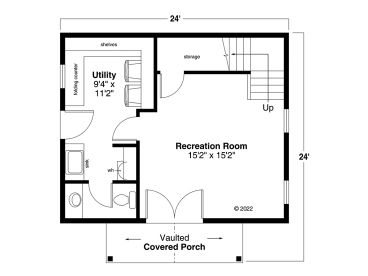 1st Floor Plan, 051X-0006