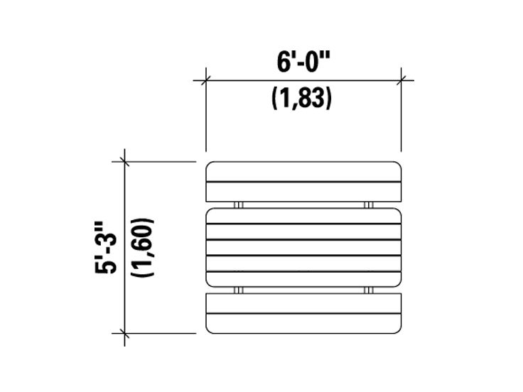 Outdoor Furniture Plans | Traditional Picnic Table 072X-0105 at www ...