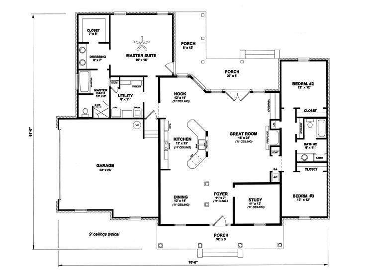 Plan 004H-0071 - Project Plans and Project Blue Prints from The ...