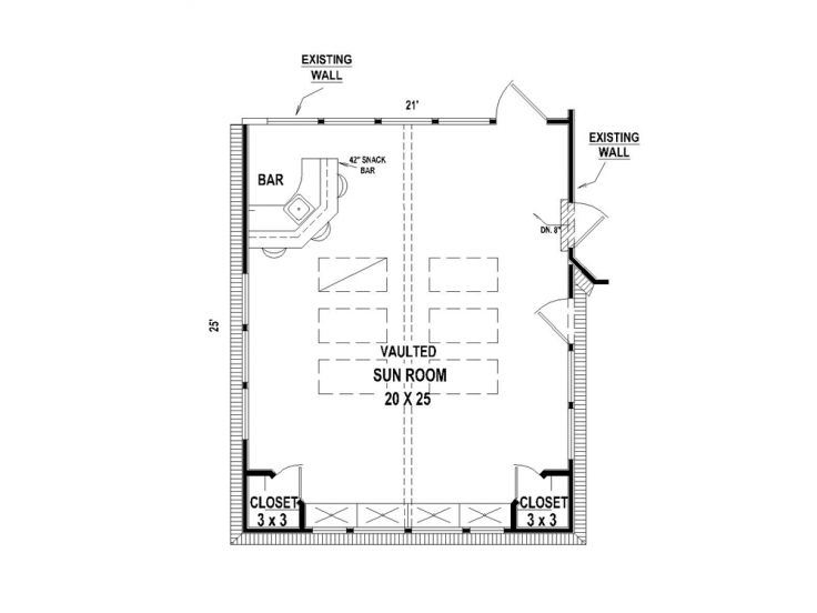 Sun Room Plans Sun Room Addition Plan 006X0029 at www