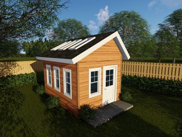 Garden Shed Plans | 10’x14’ Garden Shed Plan # 050S-0014 at www ...
