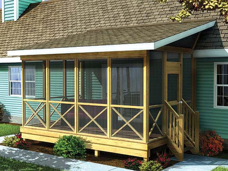 Screen Porch Plans Screen Porch Addition Plan Plan 047X 0013 At Www theprojectplanshop 